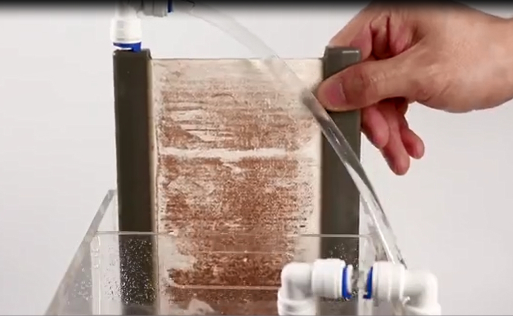 How should the ceramic membrane be treated if it is "dirty"?